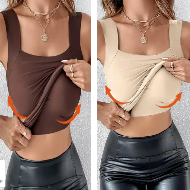💖 SculptEase™ Débardeur Gainant avec Soutien-Gorge Intégré