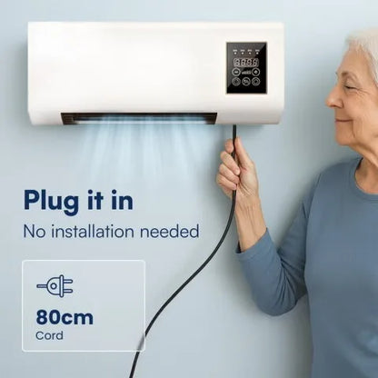 Two-in-one wall-mounted air conditioner