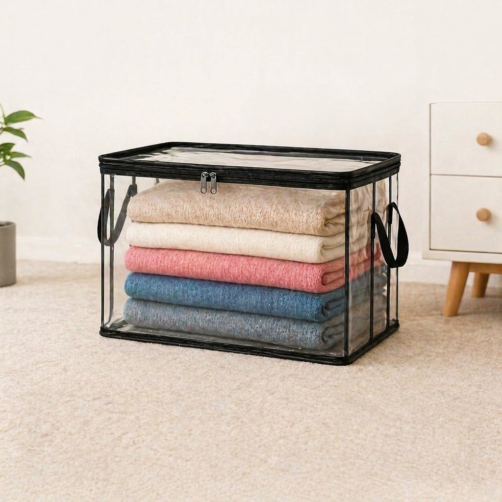 Large Clear Storage Bags for Closet Organization