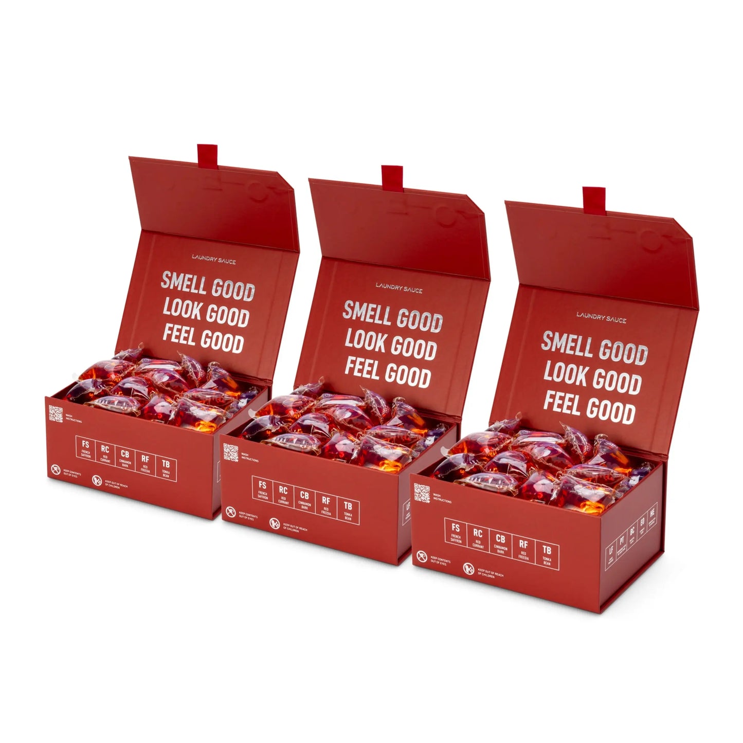 Laundry Sauce Premium Laundry Pods 3-Pack Bundle - Deep Clean & Fragrance