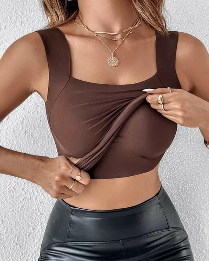 💖 SculptEase™ Débardeur Gainant avec Soutien-Gorge Intégré