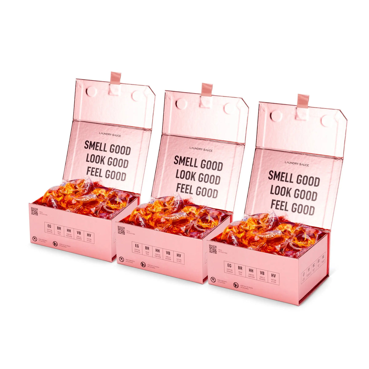 Laundry Sauce Premium Laundry Pods 3-Pack Bundle - Deep Clean & Fragrance
