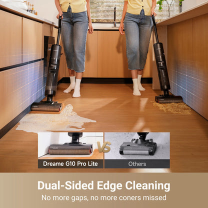 DREAME G10 Pro Lite Wet Dry Vacuum Cleaner, Cordless Vacuum Mop All in One with Auto Self-Cleaning, Cordless Floor Cleaner Machine for Hard Floors, Edge Cleaning Wet Dry Vacuum,back to school,back to school haul