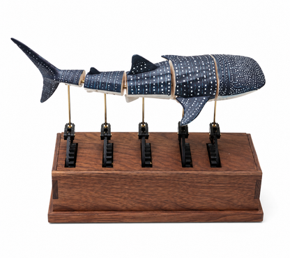 Handcrafted Wooden Ocean Animal Mechanical Model