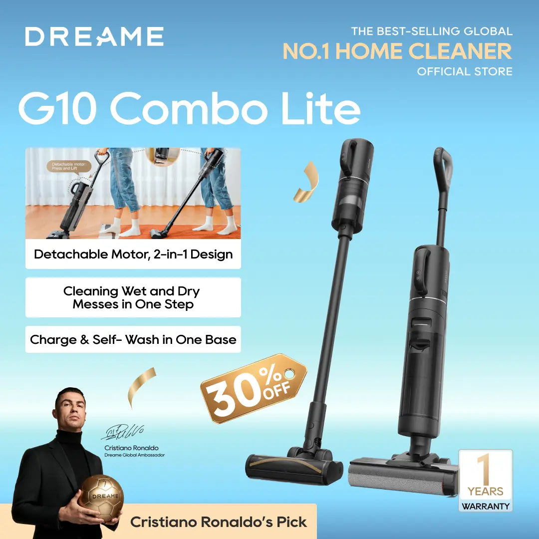 DREAME G10 Pro Lite Wet Dry Vacuum Cleaner, Cordless Vacuum Mop All in One with Auto Self-Cleaning, Cordless Floor Cleaner Machine for Hard Floors, Edge Cleaning Wet Dry Vacuum,back to school,back to school haul