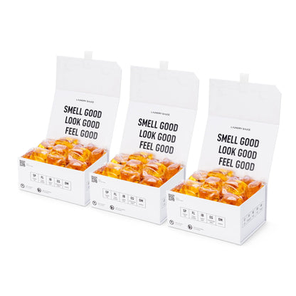Laundry Sauce Premium Laundry Pods 3-Pack Bundle - Deep Clean & Fragrance