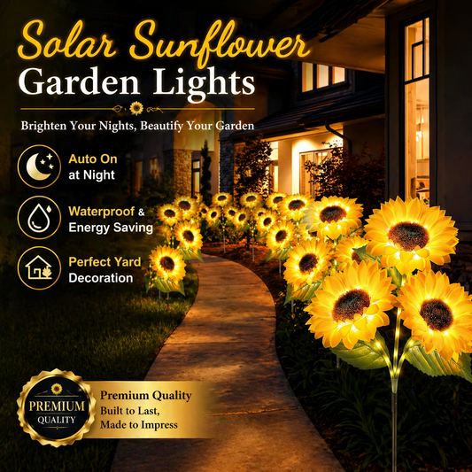 🌻Soldes d'été exceptionnelles -49 % - 🌞Lumières de jardin solaires LED en forme de tournesol