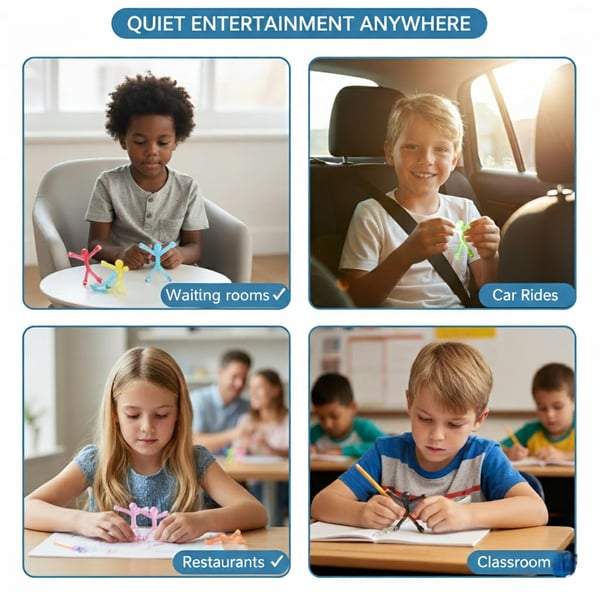 Multi-Purpose Magnetic Fidget Figures