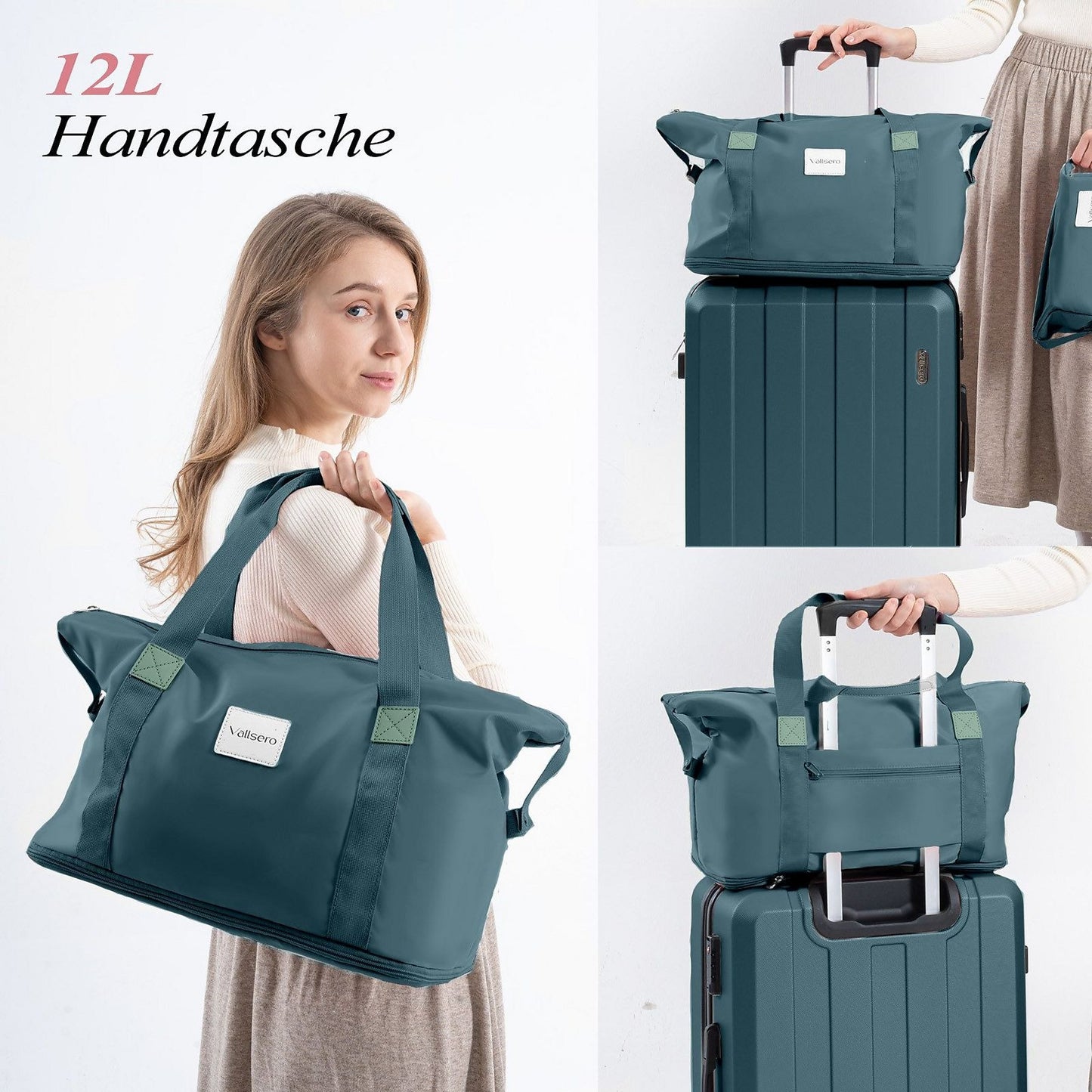 Koffer-Set (20", 24", 28") Trolley-Set 5-teilig Reiseset Rollenkoffer