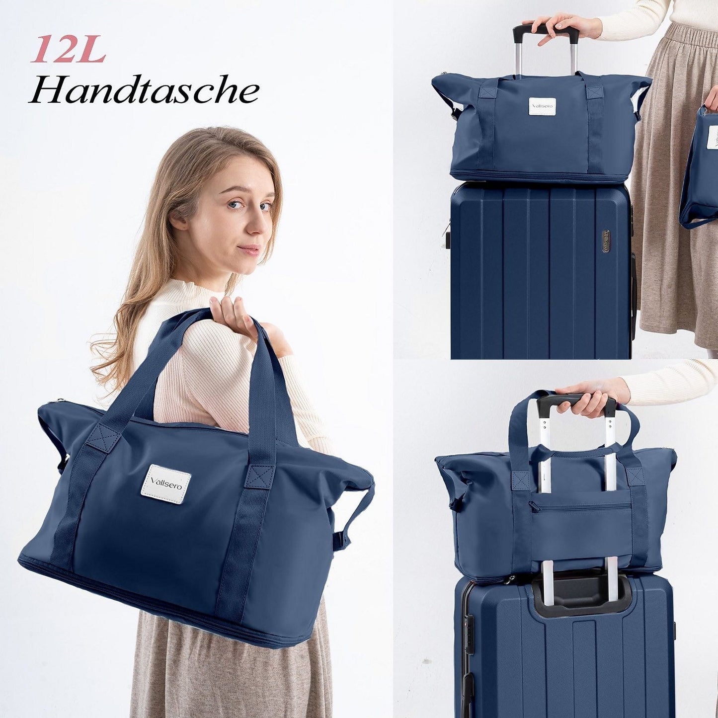 Koffer-Set (20", 24", 28") Trolley-Set 5-teilig Reiseset Rollenkoffer