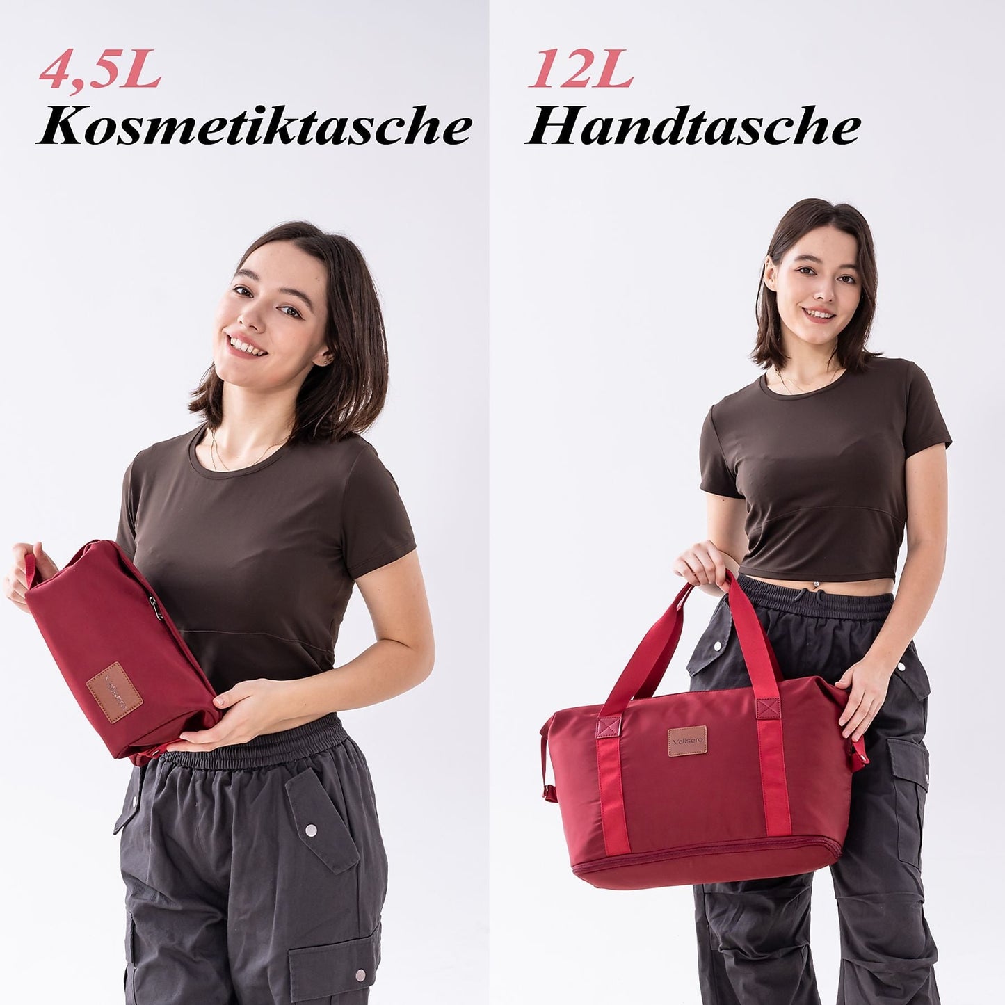 Koffer-Set (20", 24", 28") Trolley-Set 5-teilig Reiseset Rollenkoffer