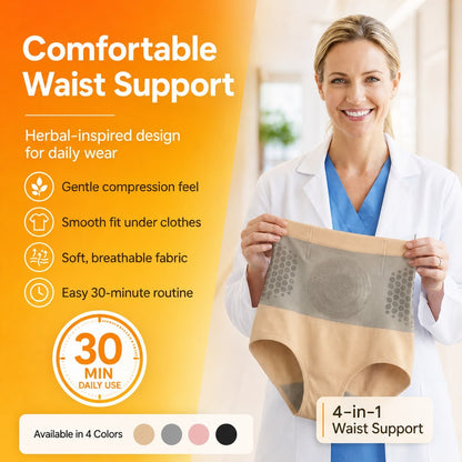 Ziptred™ 4-in-1 Moringa & Berberine Tummy Control Shaping Shorts