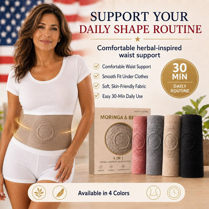 Ziptred™ 4-in-1 Moringa & Berberine Tummy Control Shaping Shorts