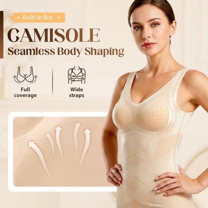 Nahtloses Shapewear-Top mit integriertem BH