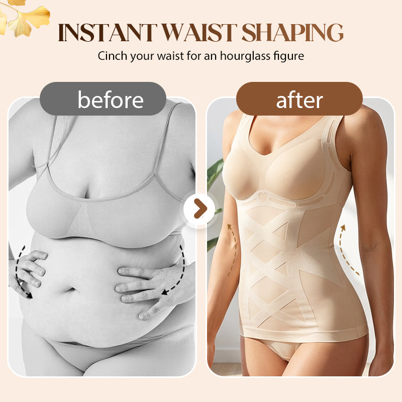 Nahtloses Shapewear-Top mit integriertem BH