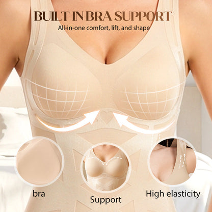 Nahtloses Shapewear-Top mit integriertem BH