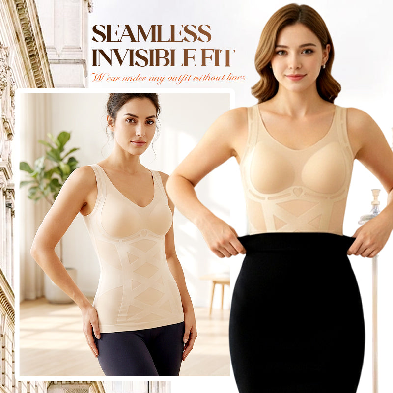 Nahtloses Shapewear-Top mit integriertem BH