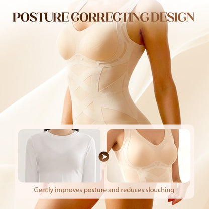 Nahtloses Shapewear-Top mit integriertem BH