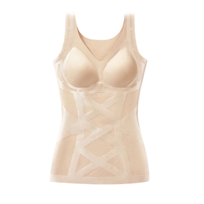 Nahtloses Shapewear-Top mit integriertem BH