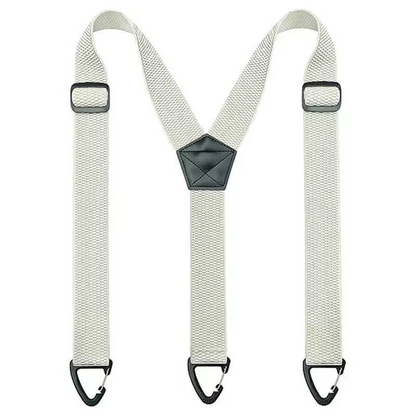 Men’s Heavy-Duty Hook Clip Suspenders – Adjustable X/Y-Back Work Suspenders