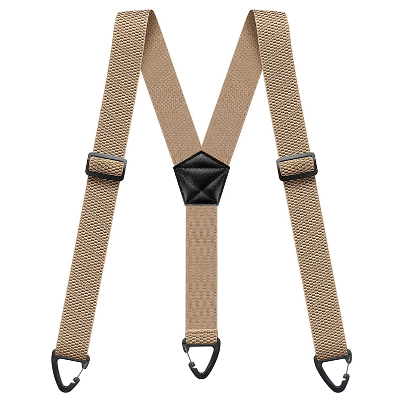 Men’s Heavy-Duty Hook Clip Suspenders – Adjustable X/Y-Back Work Suspenders