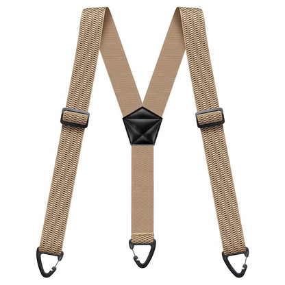 Men’s Heavy-Duty Hook Clip Suspenders – Adjustable X/Y-Back Work Suspenders
