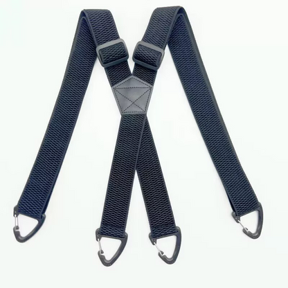 Men’s Heavy-Duty Hook Clip Suspenders – Adjustable X/Y-Back Work Suspenders